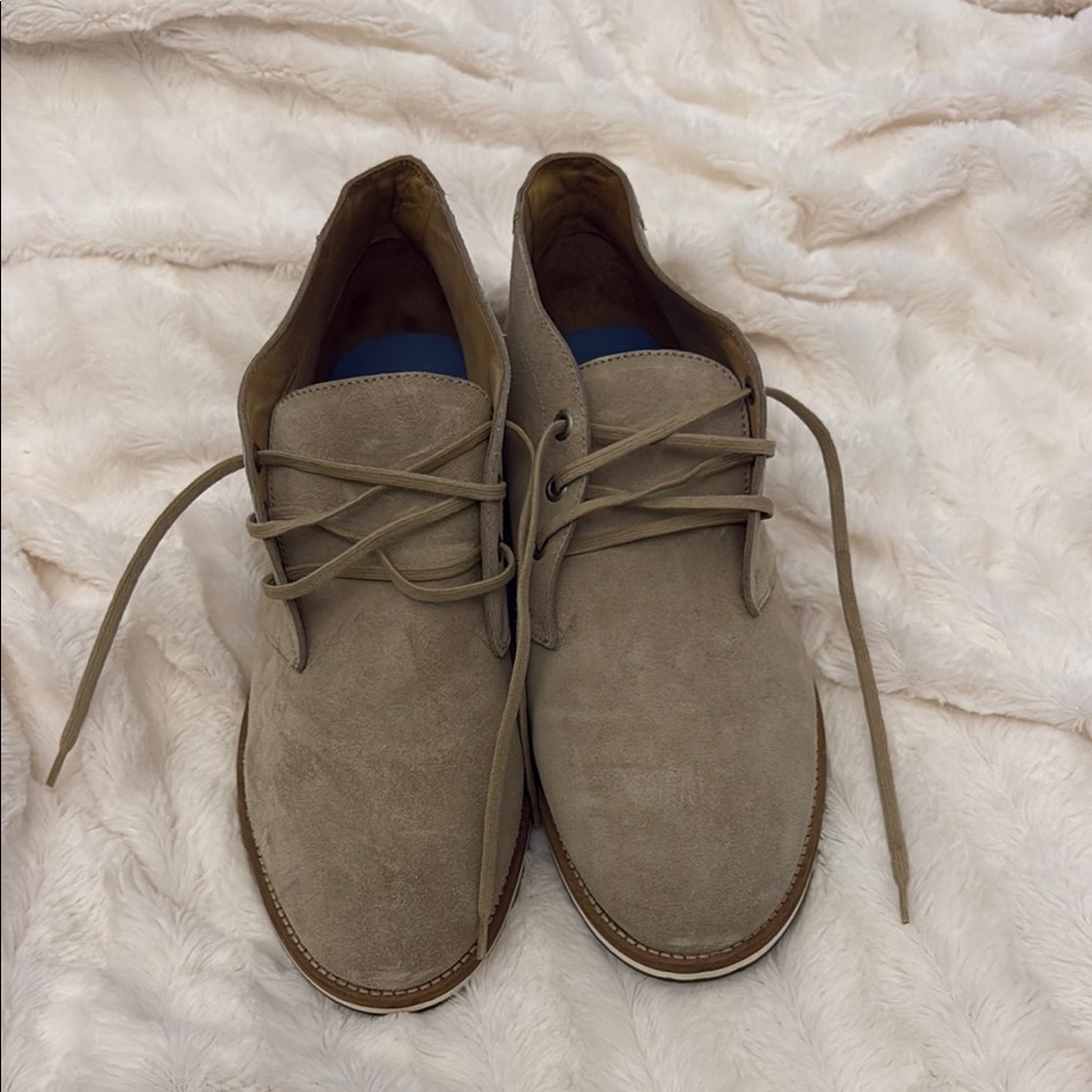Peter Millar Tan Chukka Boots Suede Classic